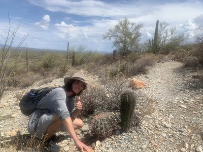 Ferocactus emoryi, photographed by Tayton Alvis
